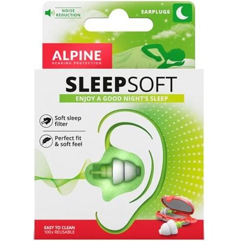Tapones para los oídos suaves Alpine Sleep (1/3)