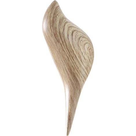 Lot de 3 porte-manteaux en résine en forme d'oiseau, à suspendre à une porte de chambre - Porte-clés - Décoration murale pour sac, serviette ou chapeau (texture bois)