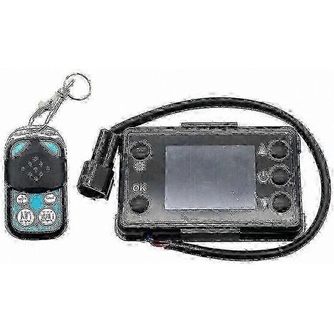 Carte de commande de chauffage d'air diesel avec écran LCD pour systèmes de chauffage de véhicules 12 V/24 V, compatible avec la commande à distance