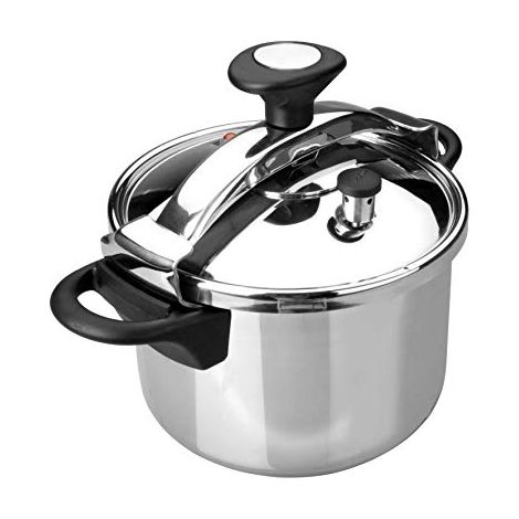 Lacor 71874 - Pentola a Pressione con Coperchio Classico, 4 Litri (1/4)