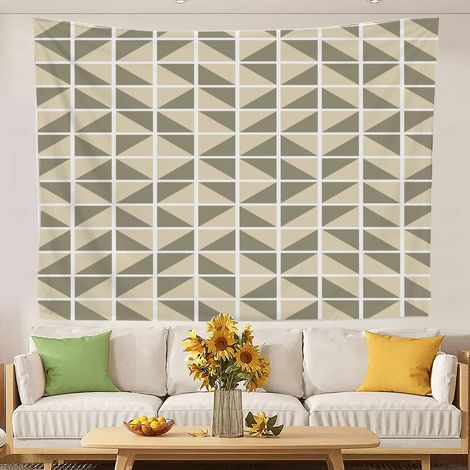 Tapisserie amusante et colorée, décoration murale à suspendre 100x75cm (1/5)