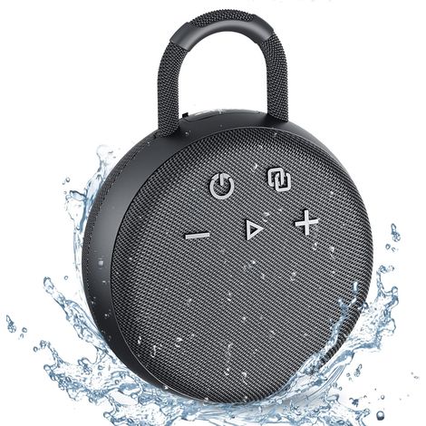 Petite enceinte Bluetooth portable et puissante avec lecteur de carte TF pour l'extérieur, 10 W, Bluetooth 5.0 et protection IPX7. (1/4)