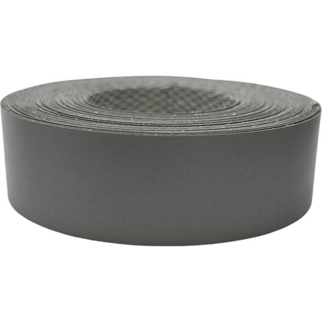 Bande de chant thermocollante 21mm x 5m épaisseur 0,50mm Mélaminé Facile à Appliquer Bricolage Étagère Meuble Panneau Bois Durable, Gris Poussière (1/3)