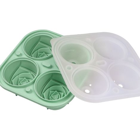 Niedlich geformter Eiskübel, rosa Silikon-Eiswürfelformen, flexibel geformter Eiskübel, Form zur Herstellung von Eiswürfeln für Getränke