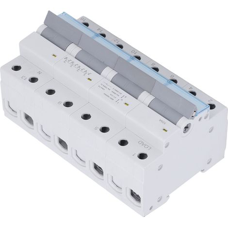 Interrupteur-sectionneur 4 pôles 125A 400V pour tableau solaire, disjoncteur miniature sur rail DIN, coupure et isolation (1/5)
