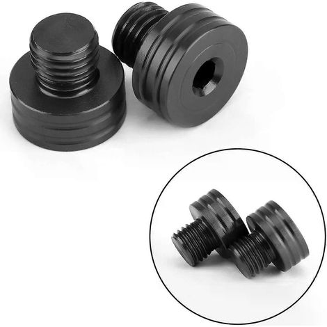 Topteng M10x125mm Spiegellochstopfen und Schrauben für Suzuki GSR400 DL650 SV650 GSX-S750 SchwarzJXLGV (1/5)