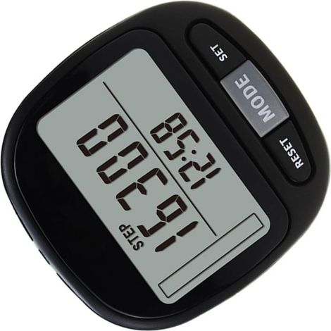 1 Compteur de pas écran LCD mémoire 7 jours distance calories objectif marche randonnée (1/5)