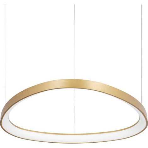 Lampadario A Sospensione Contemporaneo Gemini Metallo Ottone Led 48W 3000K Ip20 (1/2)