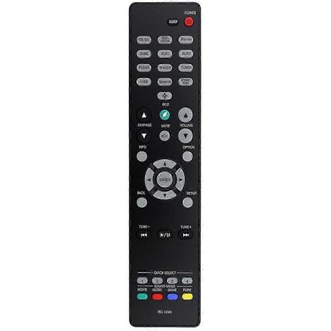 Télécommande de remplacement RC-1243 pour récepteur audio/vidéo (1/5)
