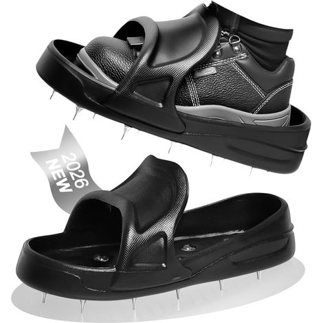 Chaussures à pointes pointues pour revêtements résineux (US9-11) Chaussures à pointes en toute sécurité pour marcher sur le sol Composés de nivellement Couche de finition époxy, résine (1/5)