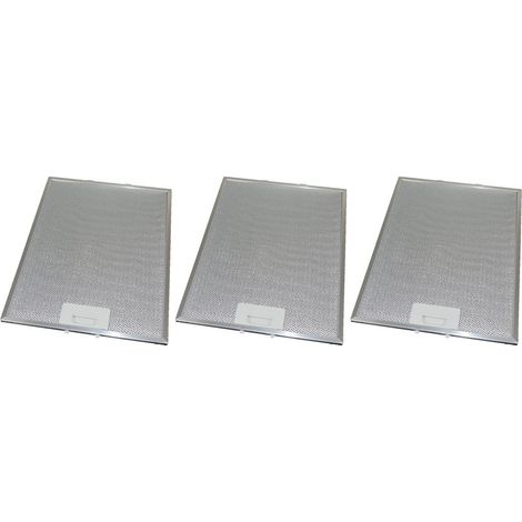 3 x Universal Cooker Hood Metal Grease Filter 290mm x 380mm (1/2)