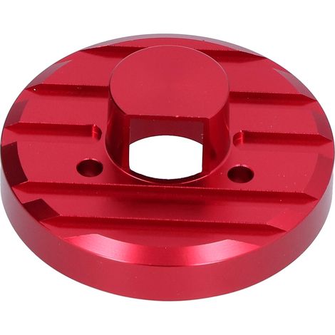 Base d'antenne voiture avec visserie joint métal pour Jeep Wrangler JK/JL 2007-2017 rouge (1/5)