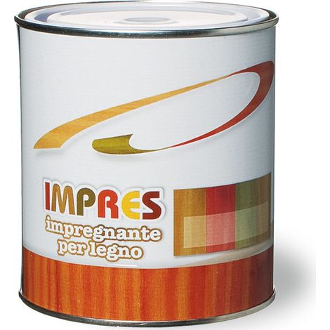 Impregnante Sintetico Satinato per Legno Impres Laiv colore Mogano 0,750 Lt.