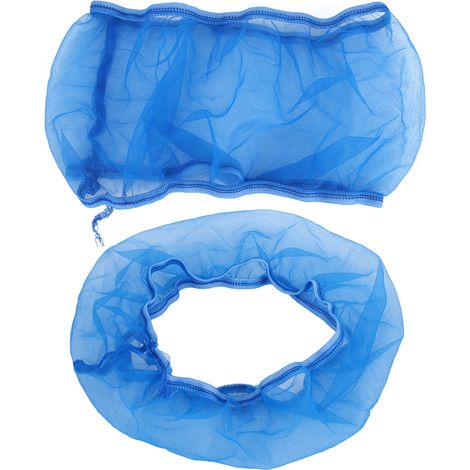 Couverture Cage Oiseaux - Maille Polyester Élastique - Pour Cages Perroquets et Volatiles - Circonférence Réglable 66 à 132 cm - Hauteur 17 cm - Lot de 2
