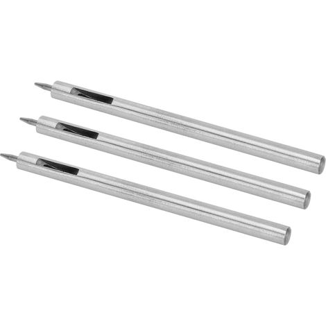 3 perforatrices rondes en acier allié pour loisirs créatifs en cuir, outil de perçage creux 0,5 mm (1/5)