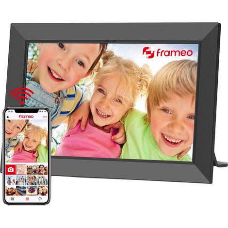 Cadre Photo Numérique, Écran Tactile de 10,1 Pouces, Connecté Wi-Fi, Prise EU (1/5)