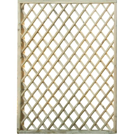Pannello grigliato da giardino in legno di pino impregnato LASA - 180H180 cm.