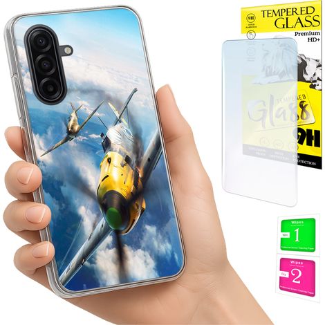 Custodia per Samsung Galaxy A17 5G, cover fotografica, cover posteriore + vetro 9H (1/5)