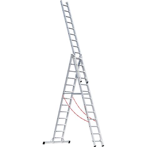 Euroline Premium 307 Mehrzweckleiter 3x13 Sprossen (1/5)