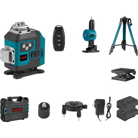 Livella laser con funzione autolivellante e visibilità del laser verde a 360°. (1/5)