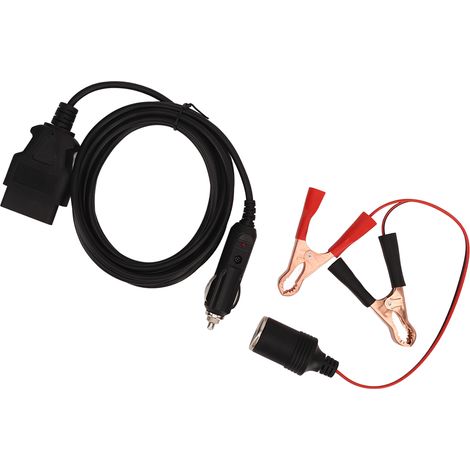 OBD2-Speicherschutz mit Clip, universelles Plug-and-Play-12V-Zigarettenanzünderbuchse, Notstromversorgungskabel für Steuergeräte (1/5)
