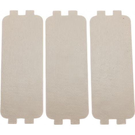 Lot de 3 plaques de mica pour four à micro-ondes, film universel de mica, accessoires de réparation pour cuisine, utilisé pour les stylos à micro-ondes, sèche-cheveux, radiateurs (12,6 x 4,6 cm) (1/5)