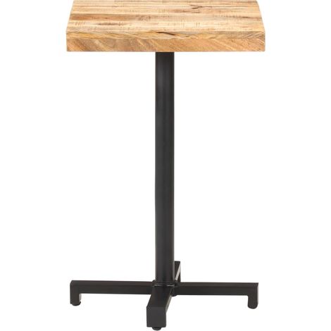 Maison Exclusive - Tavolino da Bistrot Quadrato 50x50x75 cm Legno di Mango Grezzo