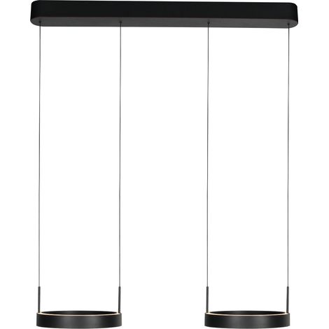 Suspension - noir - Mykty - plastique métal - lampe design - LED (1/5)