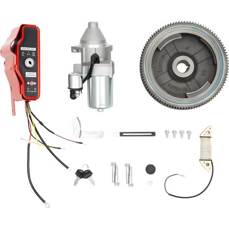 Schwungrad Elektrostart Kit GX390, ZüNdschalter Anlasser Starter, ZüNdschalter Anlasser Starter, Elektrisches Start-kit Für Honda GX340 11HP (1/5)