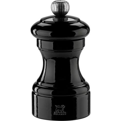 Peugeot Bistro Pfeffermühle 10 cm Schwarz lackiertes Holz