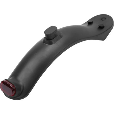 Protecteur de garde-boue arrière pour Xiaomi M365 et M365 Pro, kit de fixation avec vis et bouchons en silicone gris-noir (1/5)