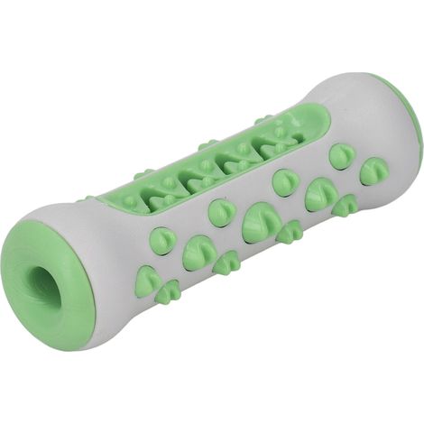 Beißring für Hunde, Zahnungsspielzeug, Zahnreinigungs- und Zahnputzstäbchen, Grau-Grün (1/5)