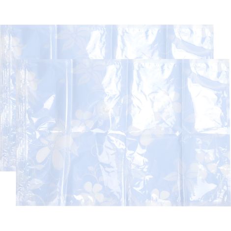 2PCS Sacs de Rangement sous Vide Transparents pour Couverture de Voyage, Vêtements et Duvet, 40x60CM