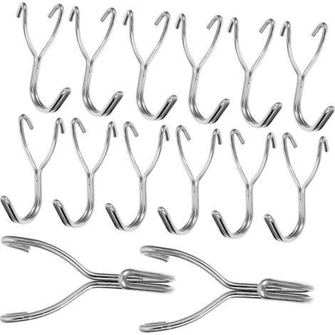 Pieces Metal Hanging Hooks for Rails for Hanging Pictures