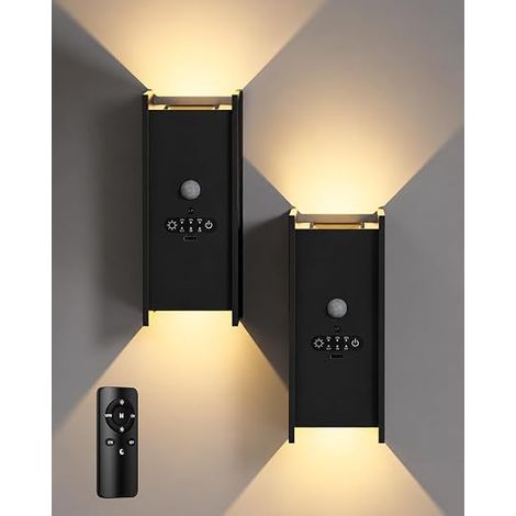 Wireless Wall Light with Motion Detector, Remote Control (1/5)