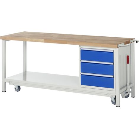 Etabli Rau avec châssis abaissable modèle 8157 L 2000 x P 700 x H 880mm (1/5)
