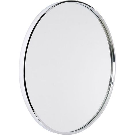 Milano Annalise 600mm Wall Hung Round Bathroom Mirror - Chrome (1/4)