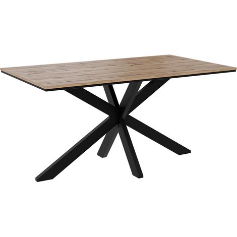 Mesa Goodyear 136, Roble wotan, 74x90x160cm, Aglomerado laminado, Metal