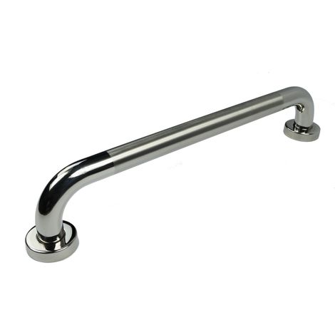Edelstahl Handtuchhalter Haltegriff Badewannengriff, Duschgriff, Badgriff, Handgriff, Haltestange, Badezimmer, Accessoires - Silber 30cm
