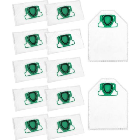 Kit di 12 sacchetti per aspirapolvere FOREHILL compatibile con Vorwerk Kobold VK200 FP200, accessori di ricambio per sacchetti antipolvere per VK 200 FP 200 (1/5)