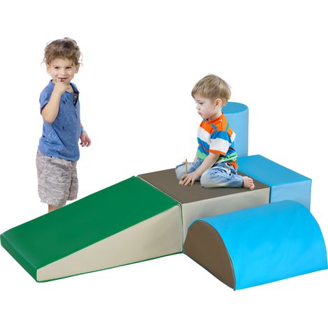 Módulo de 5 piezas para el desarrollo de la motricidad infantil, curso de habilidades motoras para bebés de espuma EPE para niños en edad preescolar, multicolor.