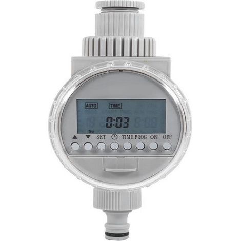 Solarbetriebene Bewässerungsuhr, programmierbare automatische Bewässerungsanlage für den Garten, intelligenter Bewässerungscontroller, automatisches Tropfbewässerungssystem (1/4)