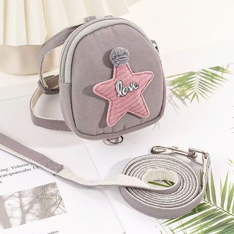 Filiyano – sac à dos antidérapant – Accessoires pour chiots et chats pour les sorties, sac à dos antidérapant, harnais de poitrine, laisse, promeneur (1/5)