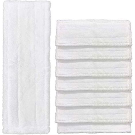 Lot de 8 Bonnette Nettoyeur Vapeur Pour Karcher Easy Fix SC2, SC3, SC4 Bonnettes Lingettes de Rechange Chiffons en Microfibre Lingettes Remplacement pour le Nettoyeur à Vapeur Serpillere Balai Vapeur (1/4)
