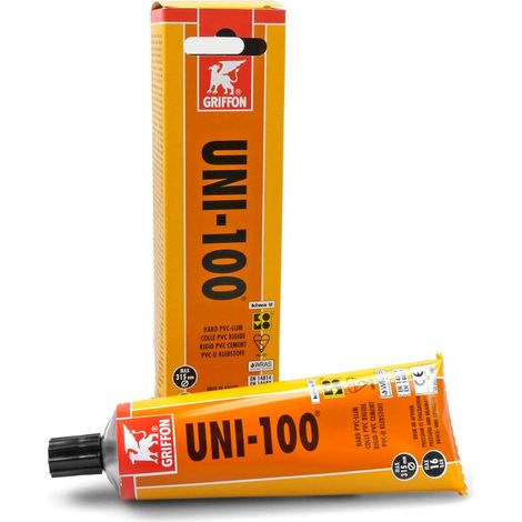 Griffon UNI-100 Kleber für PVC-Rohre 125 ml 6111021 (1/5)