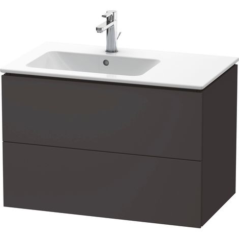 Duravit L-Cube Waschtischunterbau wandhängend, 2 Schubkästen,