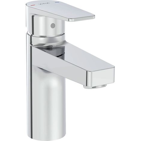 Vitra Flow Square Standard Basin Mixer Tap - Chrome