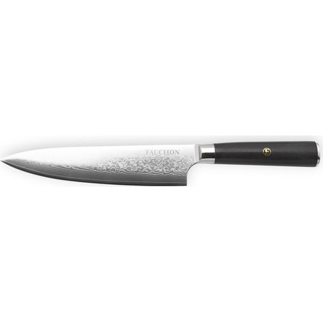 FAUCHON ART DE LA TABLE - Couteau de chef 32,5cm DAMAS