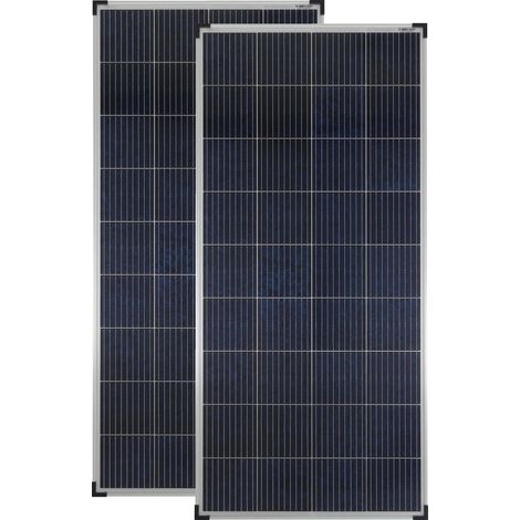 Solarmodule 2 Stück 180 Watt Poly Solarpanel Solarzelle 5 Busbar 1475x675x35 (1/4)