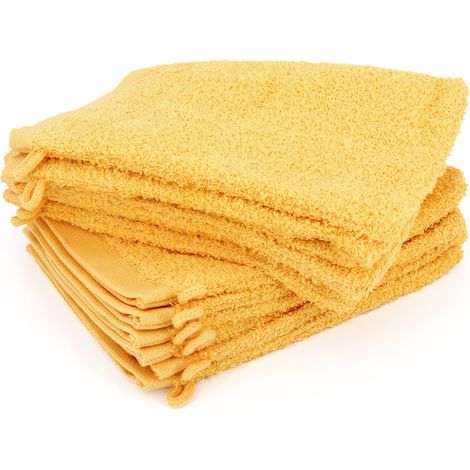 Lot de 12 gants toilette 16x21 ALPHA